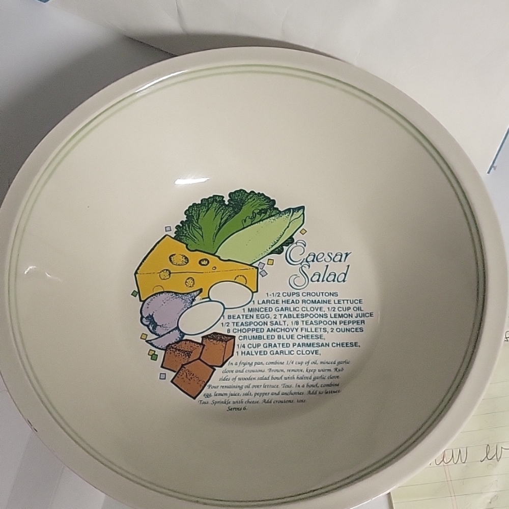 Sunnycraft Caesars Salad Recipe Salad Bowl